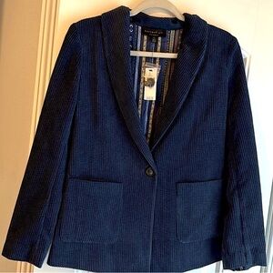 Anthropologie Current Air Corduroy Blazer